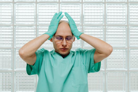 Healthcare workers dealing with stress