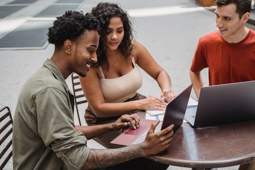 freelancers collaborating on a project