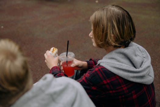 person enjoying a relaxing break