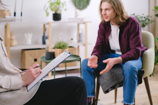 mentoring session outdoors