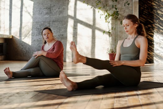 mindfulness practice in a serene setting